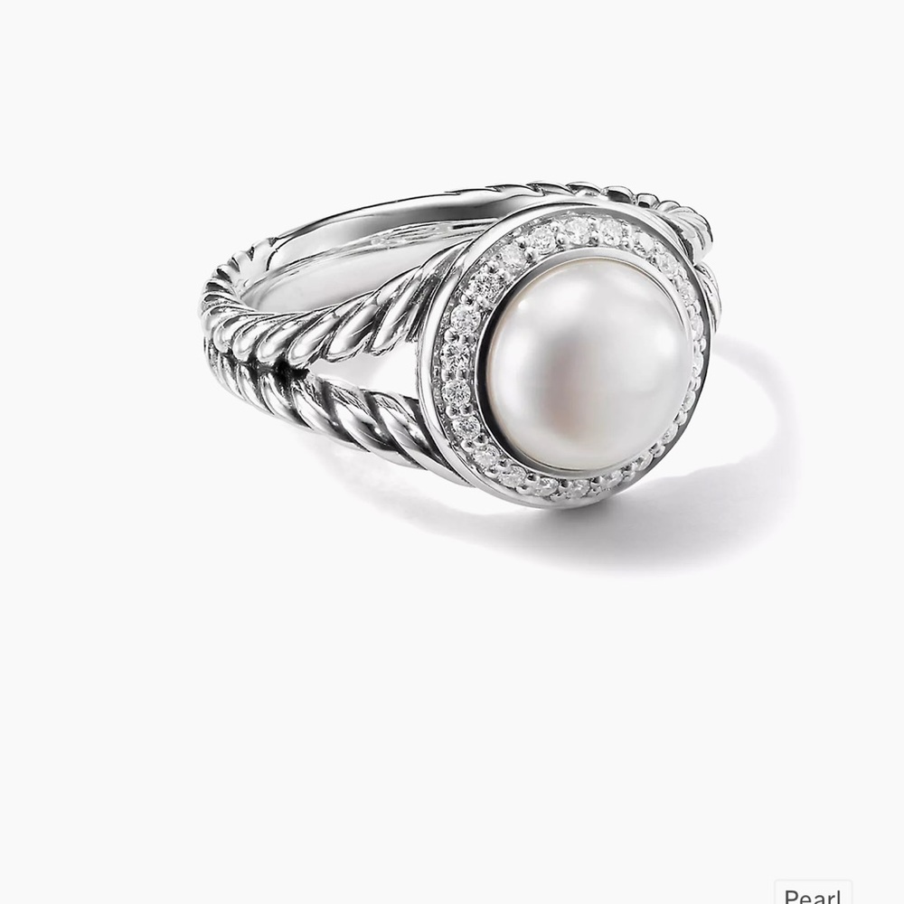 David Yurman Albion collection pearl ring